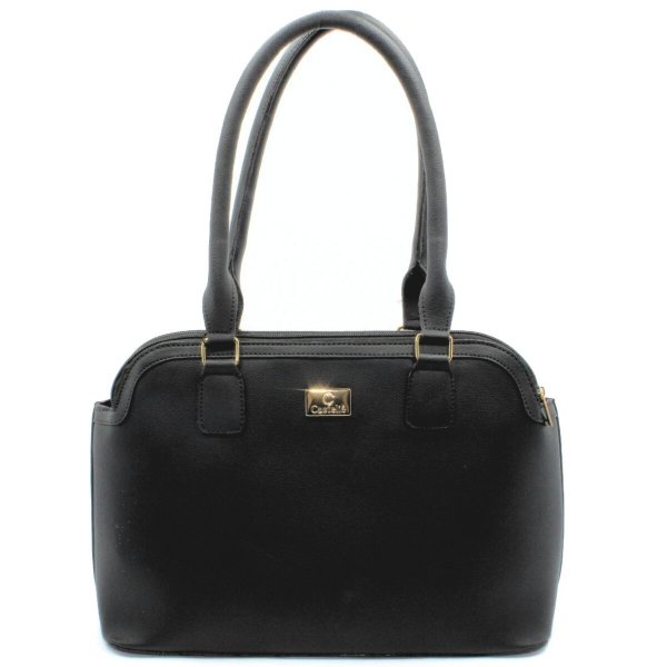 Bolsa Casteliê Casual Básica Formato Feminina - Preto