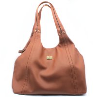 Bolsa Casteliê Casual Clean Feminina - Marrom Claro