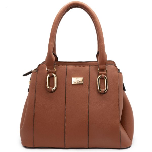 Bolsa Casteliê Casual Detalhes Feminina - Marrom