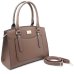 Bolsa Casteliê Casual Detalhes Recortes Feminina - Marrom
