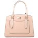 Bolsa Casteliê Casual Detalhes Recortes Feminina - Rosa Claro