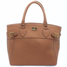Bolsa Casteliê Casual Fivela Feminina - Marrom Claro