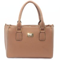 Bolsa Casteliê Casual Lisa Feminina - Marrom Claro