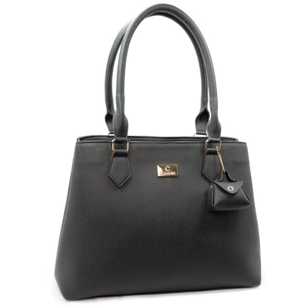 Bolsa Casteliê Casual Mini Acessório Feminina - Preto