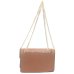 Bolsa Casteliê Casual Strass Feminina - Marrom Claro