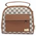 Bolsa Nécessaire Casteliê Casual Feminina - Off White e Marrom