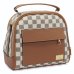 Bolsa Nécessaire Casteliê Casual Feminina - Off White e Marrom