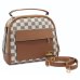 Bolsa Nécessaire Casteliê Casual Feminina - Off White e Marrom