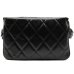 Bolsa Crossbody Classe Couro Legítimo Casual Lina Feminina - Preto