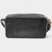 Bolsa Classe Couro Legítimo Malu Bag Charm Animal Print Feminina - Marrom e Preto