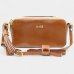 Bolsa Classe Couro Legítimo Malu Bag Charm Feminina - Marrom