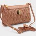 Bolsa Crossbody Classe Couro Legítimo Casual Kelly Feminina - Bege
