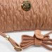 Bolsa Crossbody Classe Couro Legítimo Casual Kelly Feminina - Bege