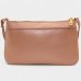 Bolsa Crossbody Classe Couro Legítimo Casual Kelly Feminina - Bege