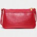 Bolsa Crossbody Classe Couro Legítimo Casual Kelly Feminina - Vermelho
