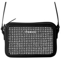 Bolsa Moleca Tiracolo Strass Feminina - Preto