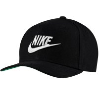 Boné Nike Aba Reta Pro Futura - Preto e Branco