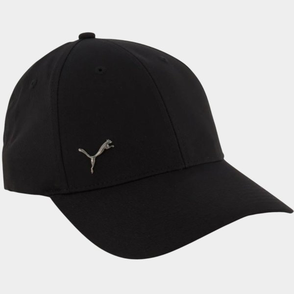 Boné Puma Aba Curva Metal Cat - Preto
