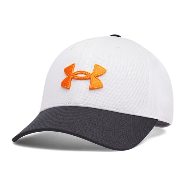Boné Under Armour Blitzing Masculino - Branco e Preto