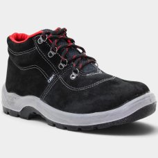 Botina De Segurança Biqueira de PVC Caban CA15080 Couro Nobuck Casual L430P - Preto Botina De Segurança Biqueira de PVC Caban CA15080 Couro Nobuck Casual L430P - Preto