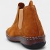 Botina Couro Moreira Espiguete Masculina - Marrom Claro