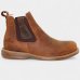Botina Couro Moreira Matuto Masculina - Marrom Claro
