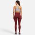 Calça Legging Adidas Com Bolso Feminina - Vinho