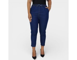 Calça Jeans Jogger Casteliê Feminina - Azul Escuro