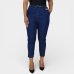 Calça Jeans Jogger Casteliê Feminina - Azul Escuro