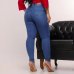 Calça Jeans Vizzary Skinny Cintura Alta Feminina - Azul Claro