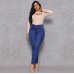 Calça Jeans Vizzary Skinny Cintura Alta Feminina - Azul