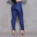 Calça Jeans Vizzary Skinny Cintura Alta Feminina - Azul