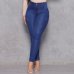 Calça Jeans Vizzary Skinny Cintura Alta Feminina - Azul