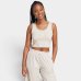 Cropped Adidas Sleeveless Small Logo Essentials Feminino - Bege