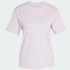 Camiseta Adidas Essential Três Listras Feminina - Lilás