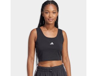 Cropped Adidas Sleeveless Small Logo Essentials Feminino - Preto