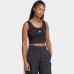 Cropped Adidas Sleeveless Small Logo Essentials Feminino - Preto