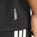 Camiseta Adidas Sereno 3 Barras Masculina - Preto e Branco