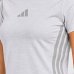 Camiseta Adidas 3 Barras Essentials Slim Feminina - Cinza