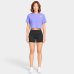 Cropped Adidas Workout Essentials Min Tee Feminino - Roxo