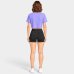 Cropped Adidas Workout Essentials Min Tee Feminino - Roxo