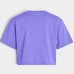 Cropped Adidas Workout Essentials Min Tee Feminino - Roxo