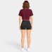 Cropped Adidas Workout Essentials Min Tee Feminino - Vinho