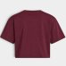Cropped Adidas Workout Essentials Min Tee Feminino - Vinho