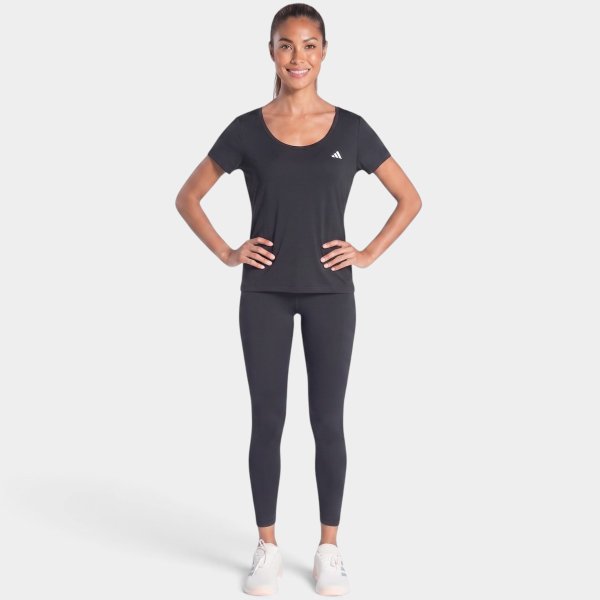Camiseta Adidas Curve Feminina - Preto