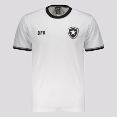 Camisa Botafogo Braziline Sensação Masculina - Branco e Preto