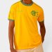 Camiseta Flamengo Básica Zico Destino Masculina - Amarelo e Verde