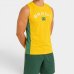 Regata Brasil Brisa Masculina - Amarelo e Verde