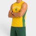 Regata Brasil Brisa Masculina - Amarelo e Verde