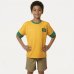 Camiseta Infantil Brasil Saga Kids - Amarelo e Verde